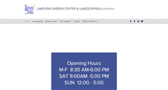 Desktop Screenshot of lakeviewgardencenter.com